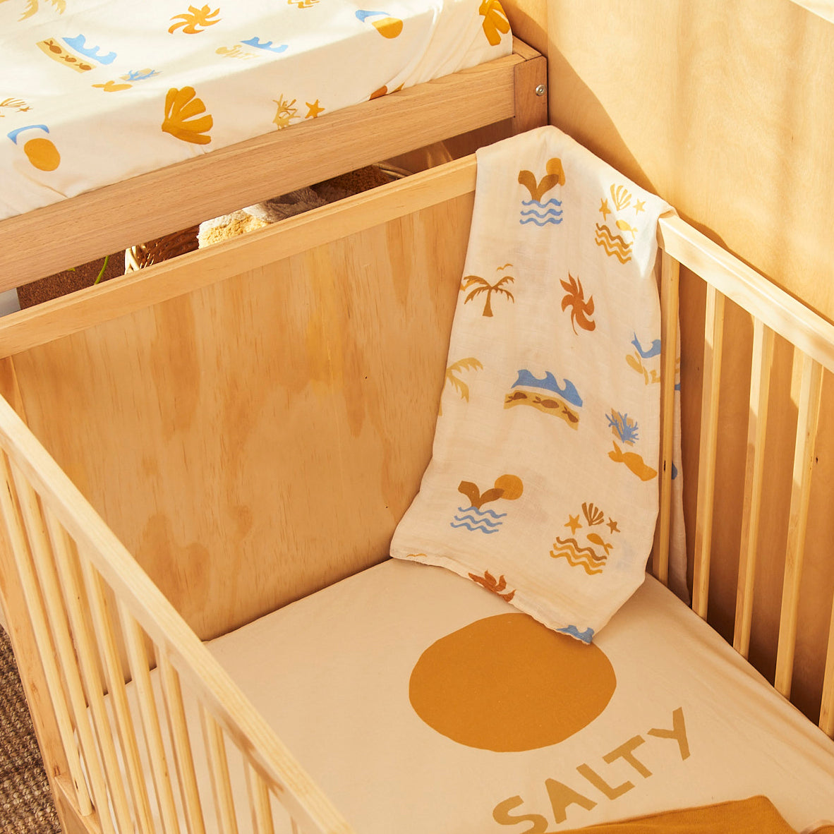 Salty Soul Bamboo / Organic Cotton Swaddle