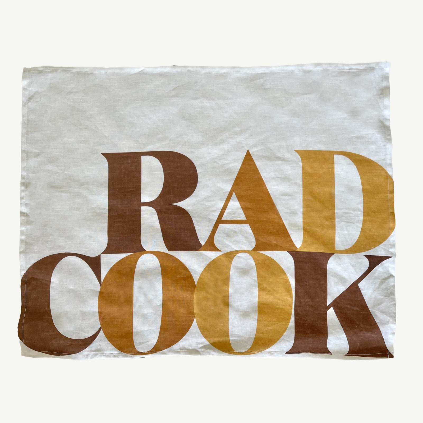 Rad Cook 100% Linen Tea Towel