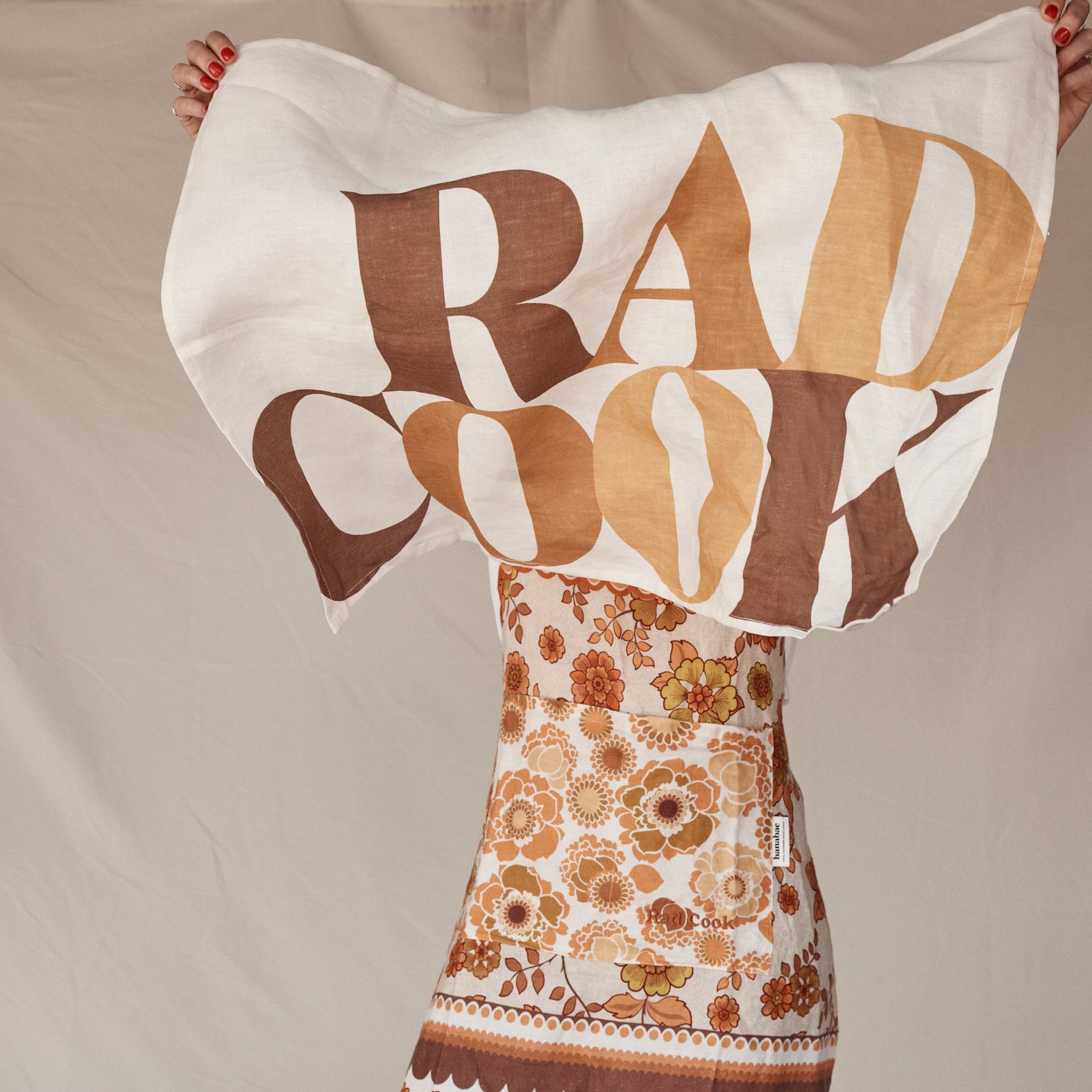 Rad Cook 100% Linen Tea Towel