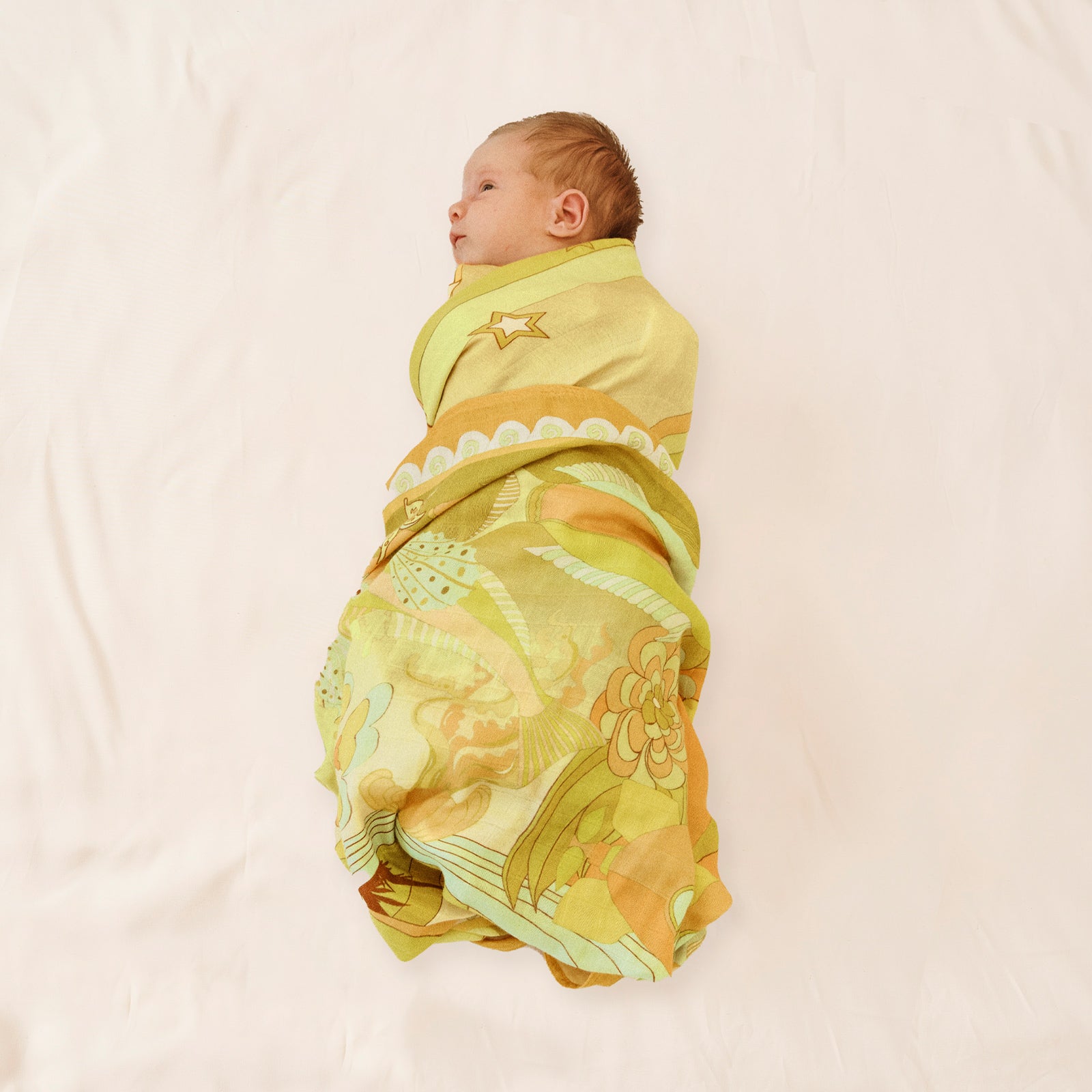 Beneath The Waves Bamboo / Organic Cotton Swaddle