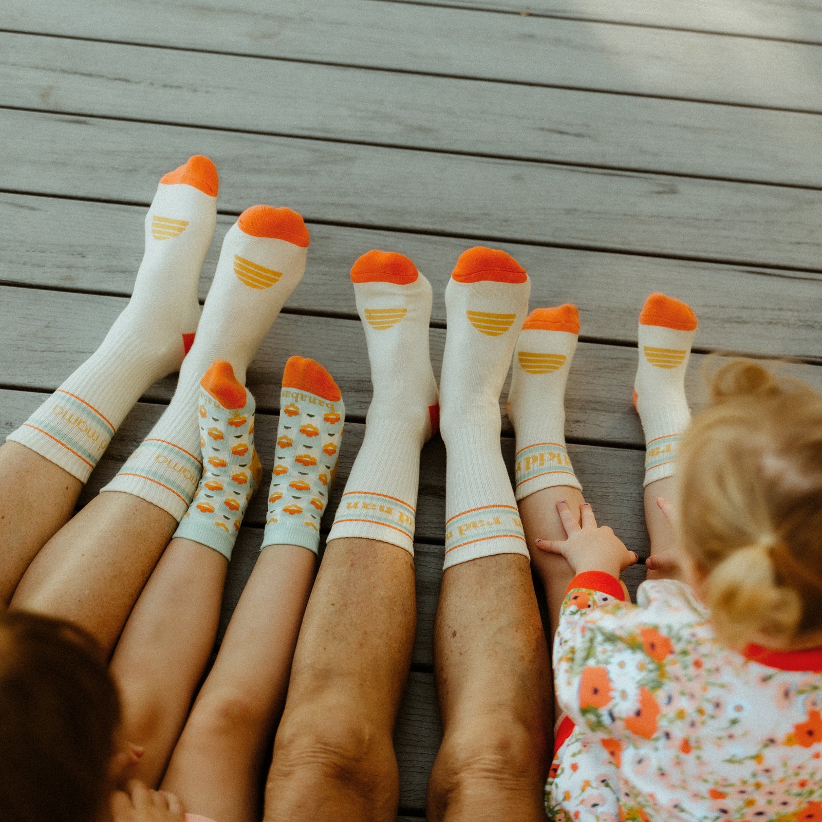 Rad Kid and Floral Check Organic Cotton Sock Pack