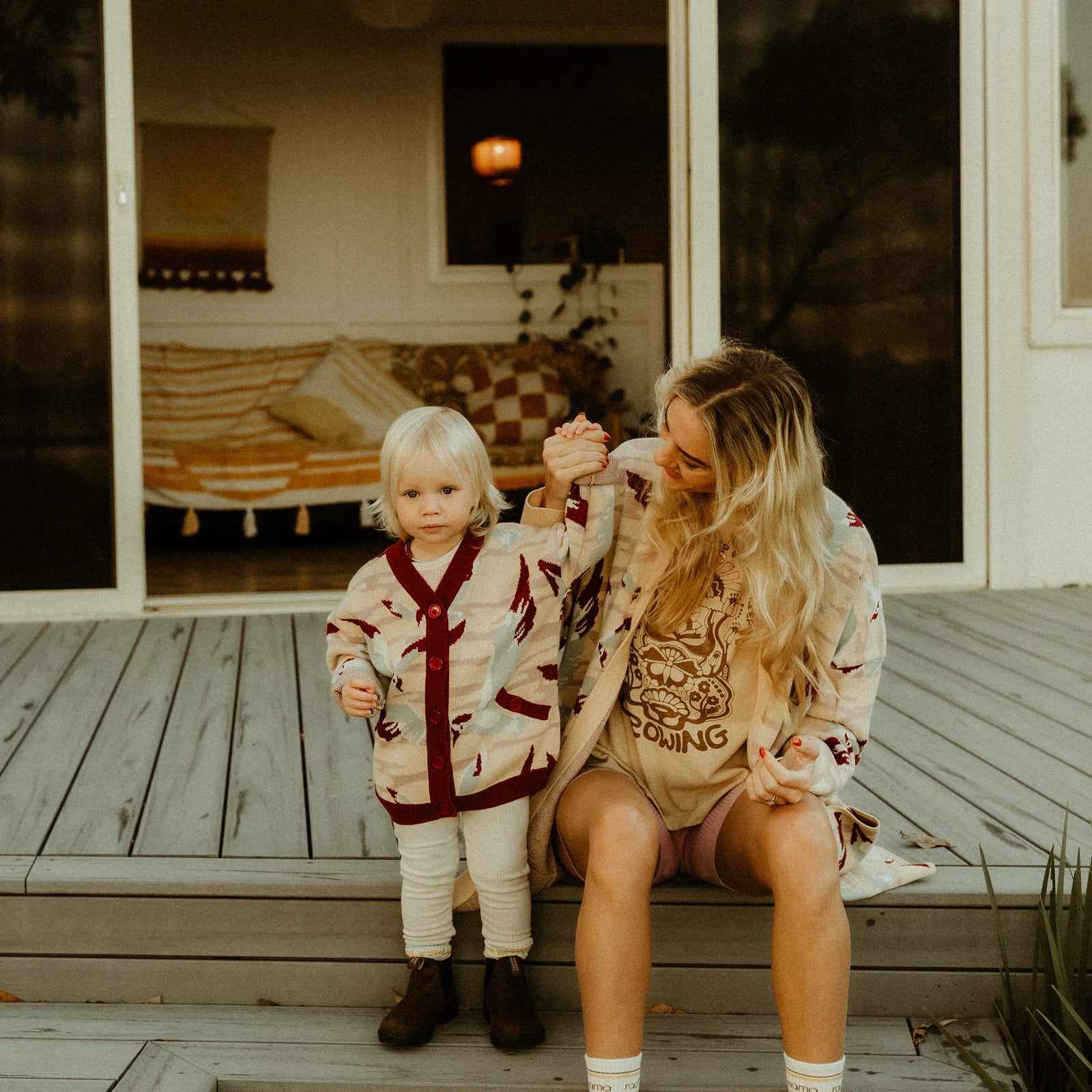 Birds Of A Feather Kids Cardigan