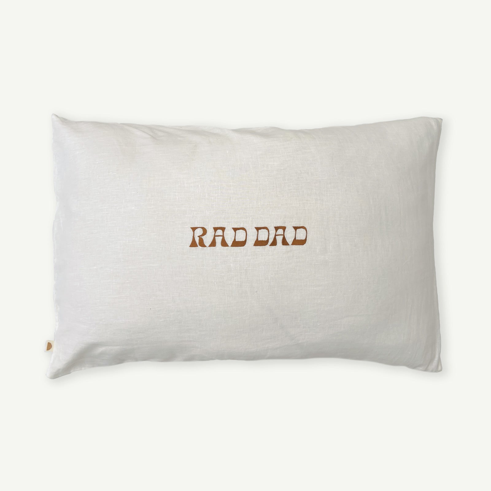 Rad Dad Embroidered Standard Pillowcase