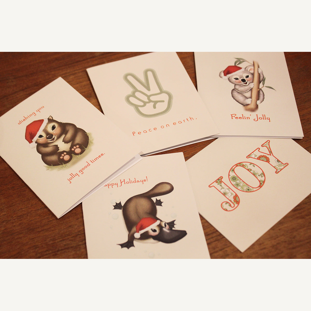 Aussie Christmas Greeting Cards 5 pack