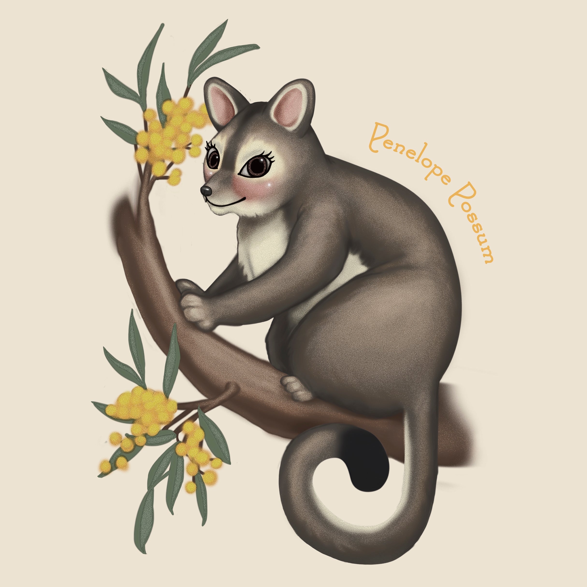 Penelope Possum Digital Art Download