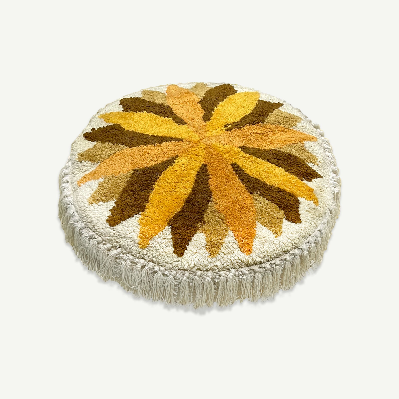 Sunflower Tufted Floor Cushion